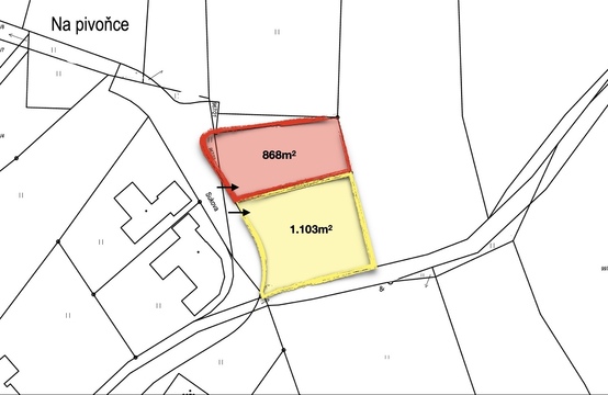 Stavební pozemek 1.103m2